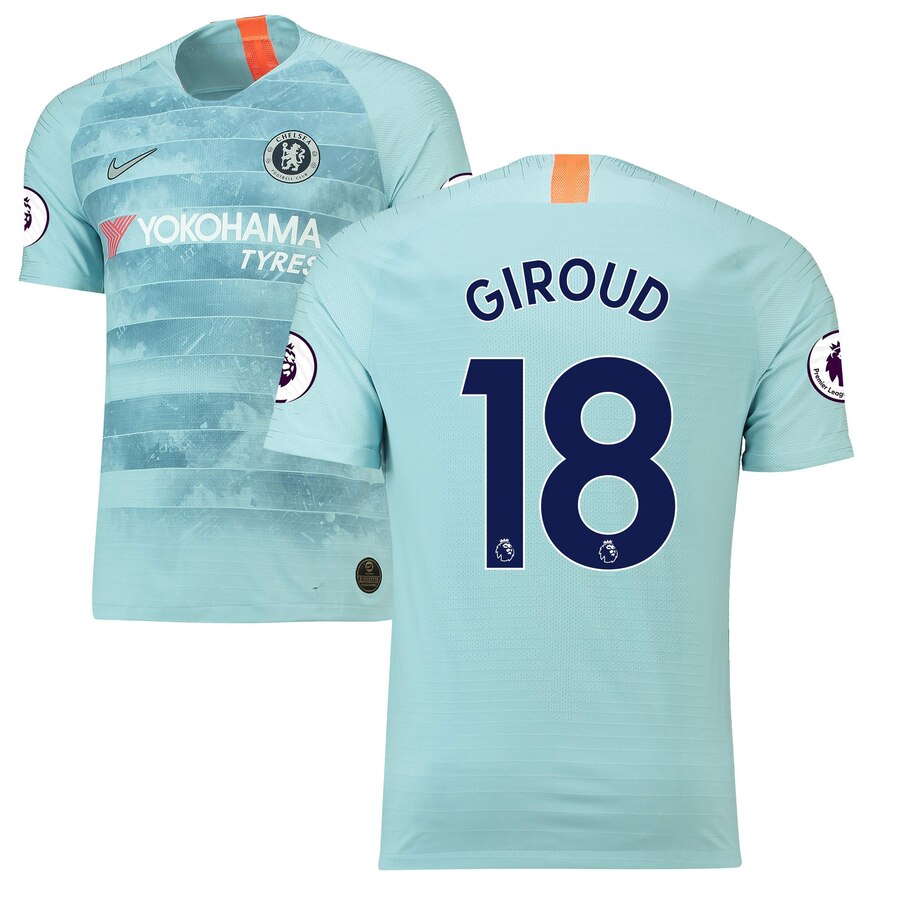 Olivier Giroud 2018/19 Third Authentic Vapor Match Player Jersey – Blue