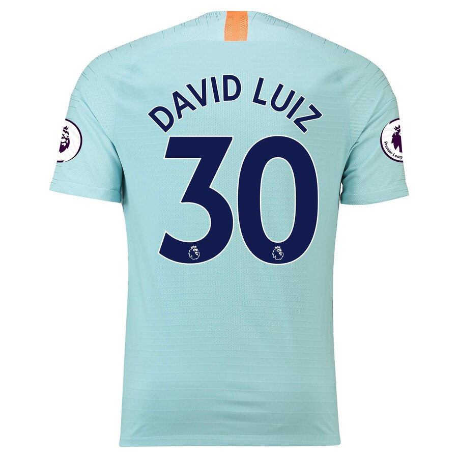David Luiz 2018/19 Third Authentic Vapor Match Player Jersey – Blue