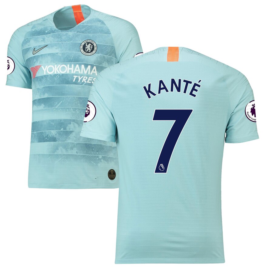 N'Golo Kanté 2018/19 Third Authentic Vapor Match Player Jersey – Blue