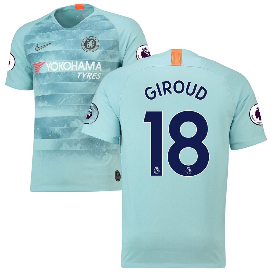 Olivier Giroud 2018/19 Third Stadium Replica Player Jersey – Blue