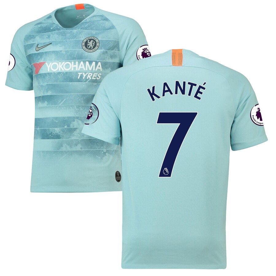 N'Golo Kanté 2018/19 Third Stadium Replica Player Jersey – Blue