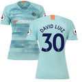David Luiz Women's 2018/19 Third Stadium Replica Player Jersey – Blue