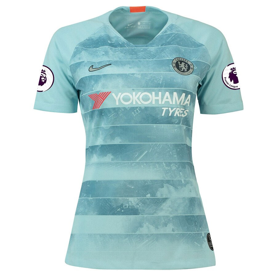 David Luiz Women's 2018/19 Third Stadium Replica Player Jersey – Blue
