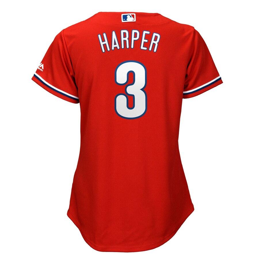 Bryce Harper Philadelphia Phillies Women's Away Official Cool Base Player Jersey