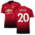 Diogo Dalot 18/19 Home Replica Jersey – Red