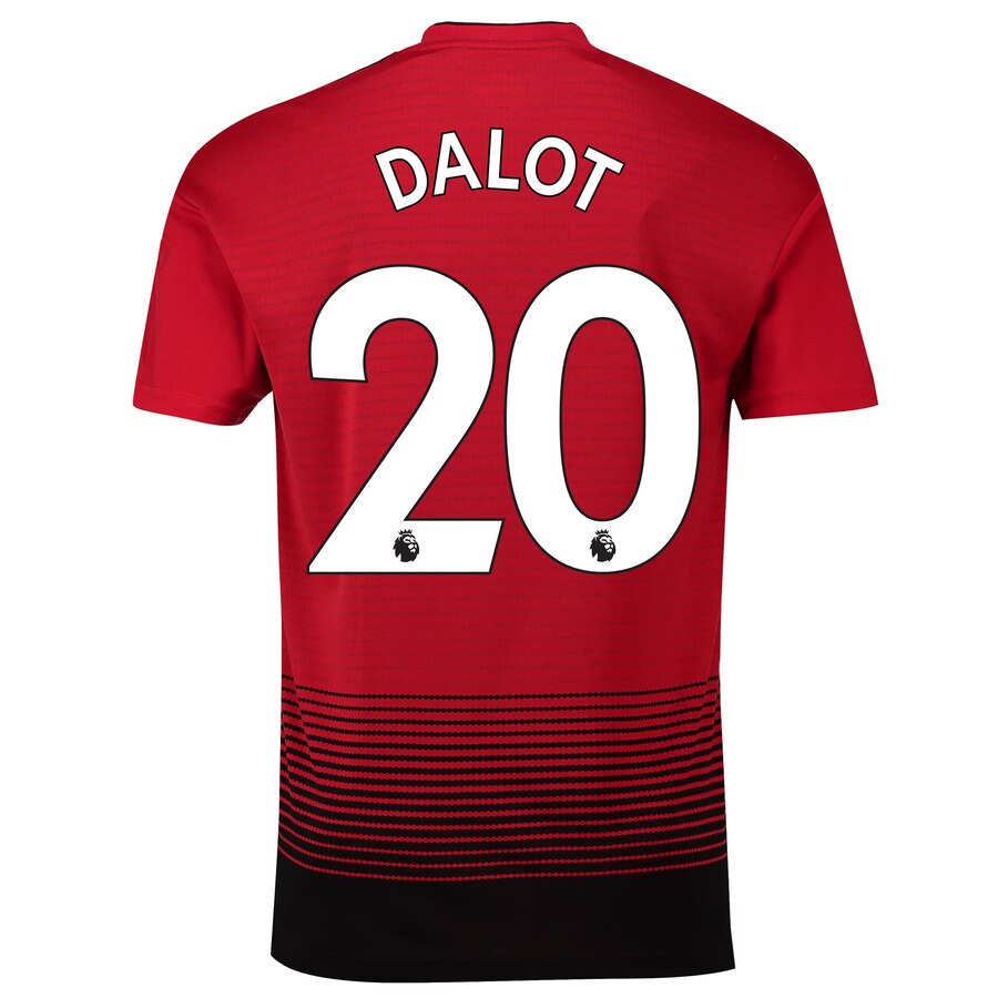Diogo Dalot 18/19 Home Replica Jersey – Red
