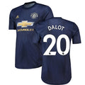 Diogo Dalot 18/19 Third Authentic Jersey – Navy