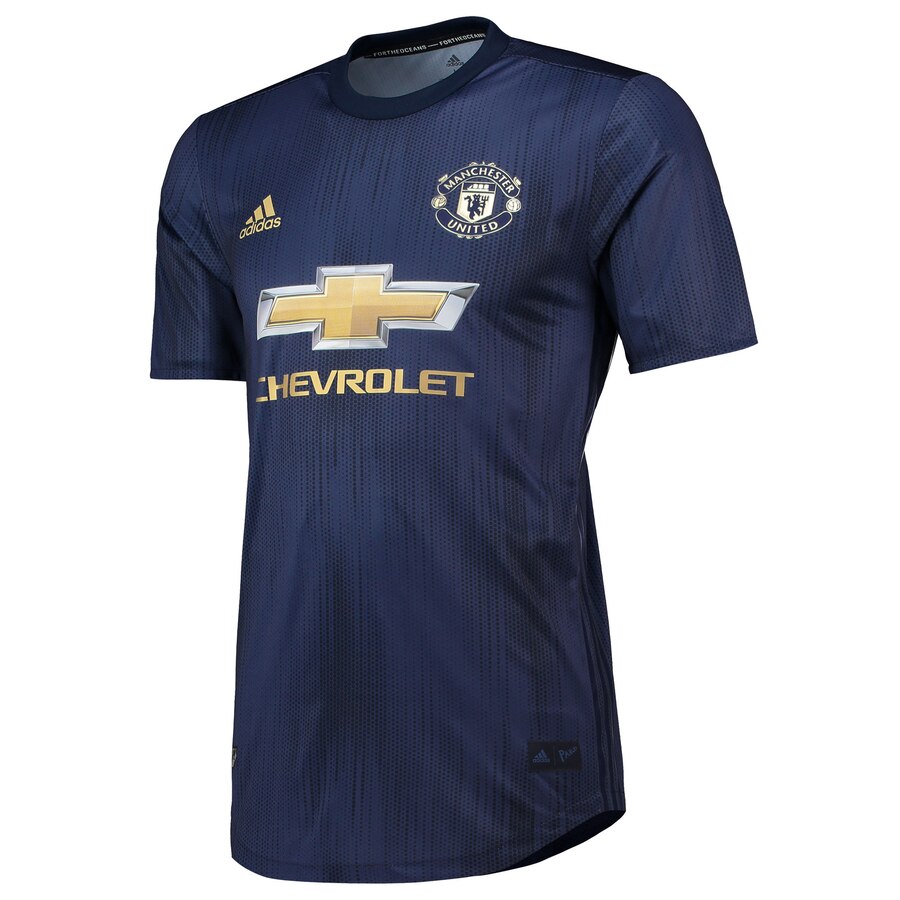 Diogo Dalot 18/19 Third Authentic Jersey – Navy