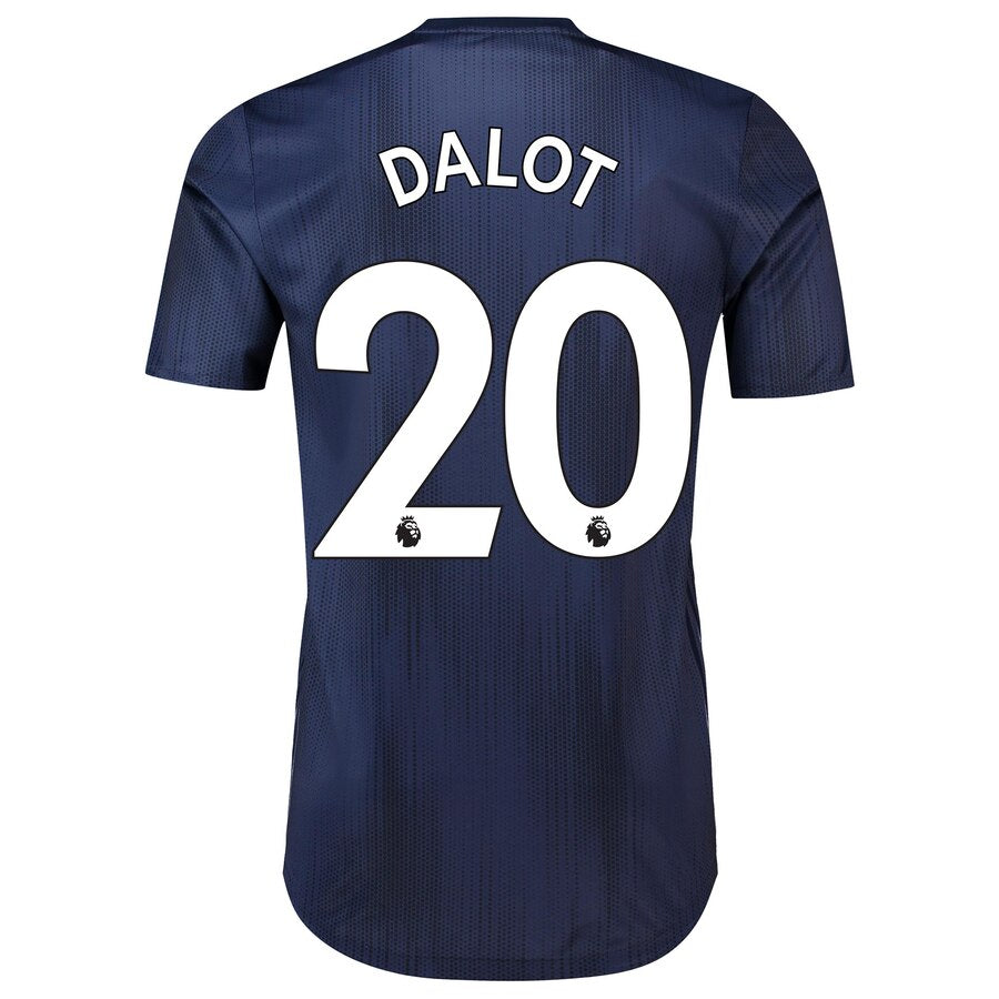 Diogo Dalot 18/19 Third Authentic Jersey – Navy