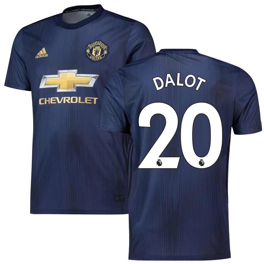 Diogo Dalot 18/19 Third Replica Jersey – Navy