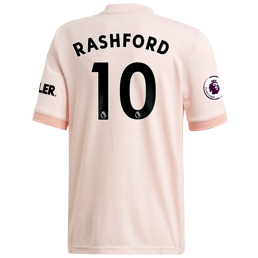 Marcus Rashford 18/19 Away Authentic Jersey – Coral