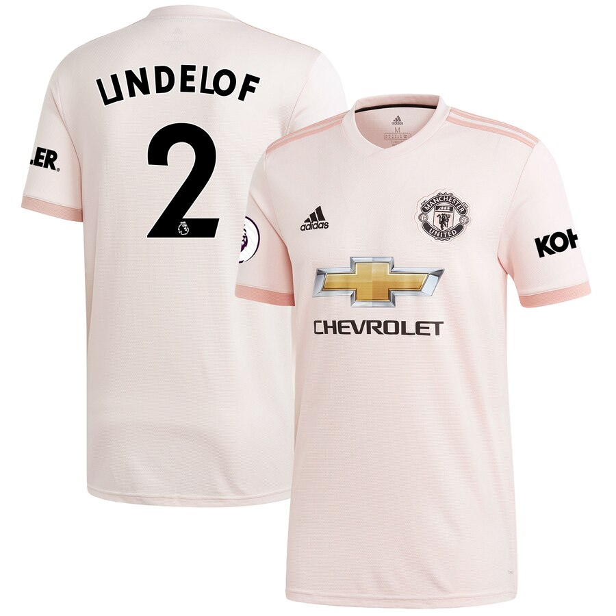 Victor Lindelof 18/19 Away Replica Jersey – Coral
