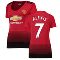 Alexis Sanchez Women's 18/19 Home Replica Jersey – Red