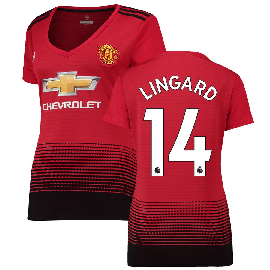 Jesse Lingard Women's 18/19 Home Replica Jersey – Red