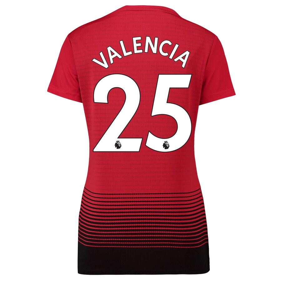 Antonio Valencia Women's 18/19 Home Replica Jersey – Red