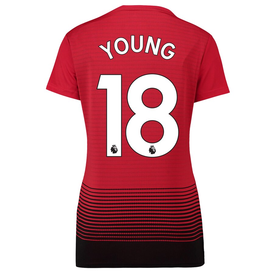 Ashley Young Women's 18/19 Home Replica Jersey – Red