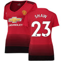 Luke Shaw Women's 18/19 Home Replica Jersey – Red