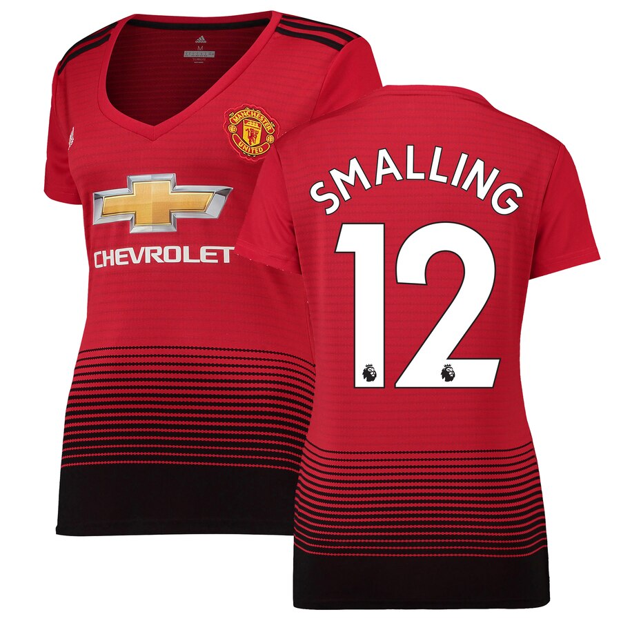 Chris Smalling Women's 18/19 Home Replica Jersey – Red