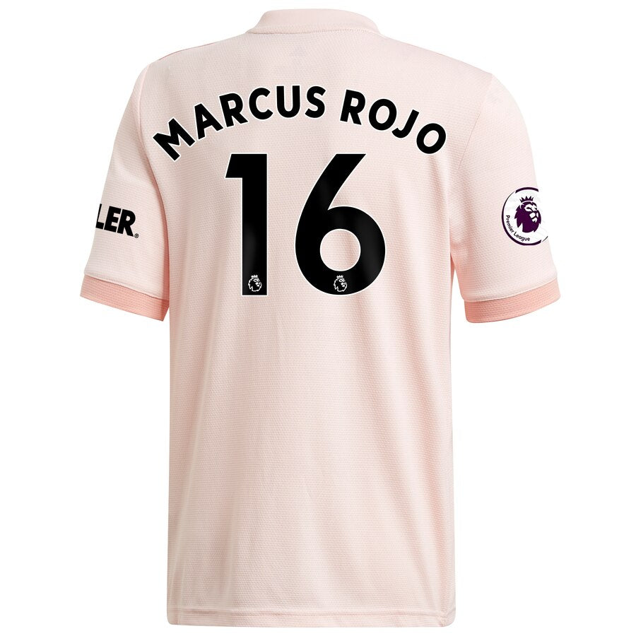 Marcos Rojo 18/19 Away Authentic Jersey – Coral