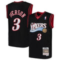 Allen Iverson Philadelphia 76ers Youth Hardwood Classics Swingman Throwback Jersey – Royal