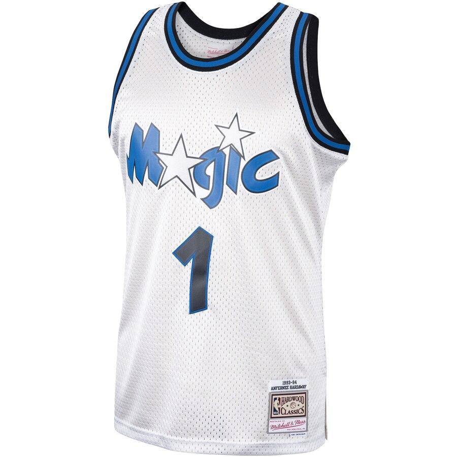 Penny Hardaway Orlando Magic Hardwood Classics Platinum Swingman Jersey