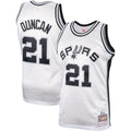 Tim Duncan San Antonio Spurs Hardwood Classics Platinum Swingman Jersey