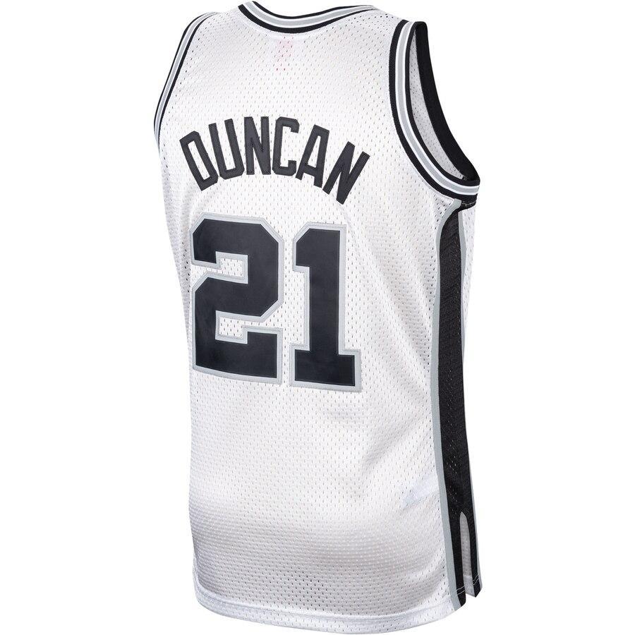 Tim Duncan San Antonio Spurs Hardwood Classics Platinum Swingman Jersey