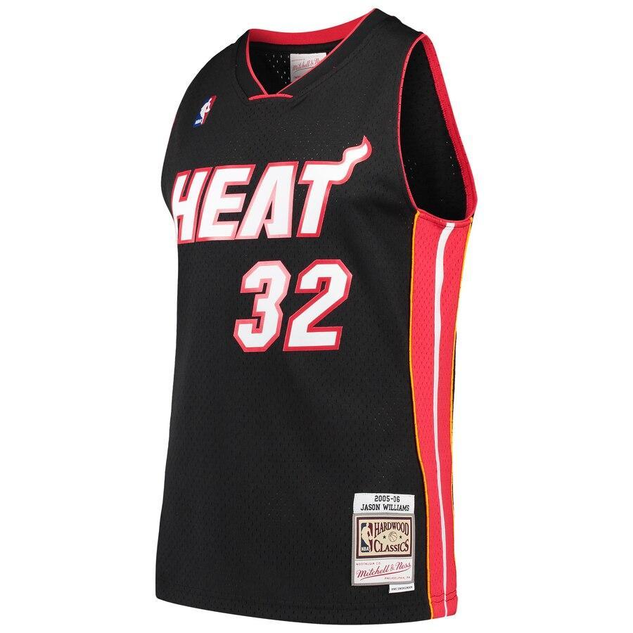Shaquille O'Neal Miami Heat Hardwood Classics Swingman Jersey – Black