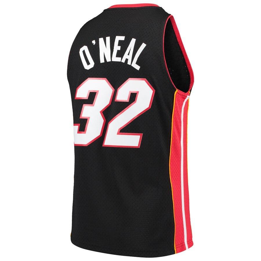 Shaquille O'Neal Miami Heat Hardwood Classics Swingman Jersey – Black