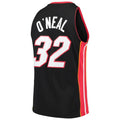 Shaquille O'Neal Miami Heat Hardwood Classics Swingman Jersey – Black