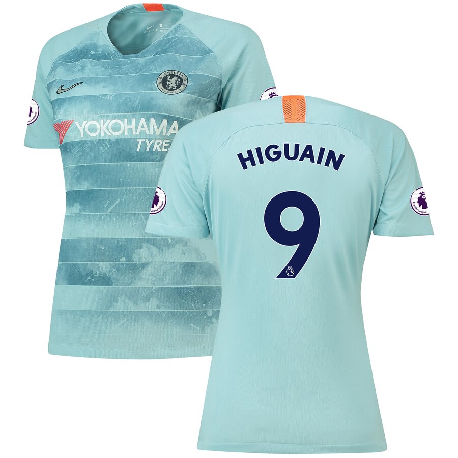Gonzalo Higuain Women's 2018/19 Third Replica Stadium Player Jersey - Blue