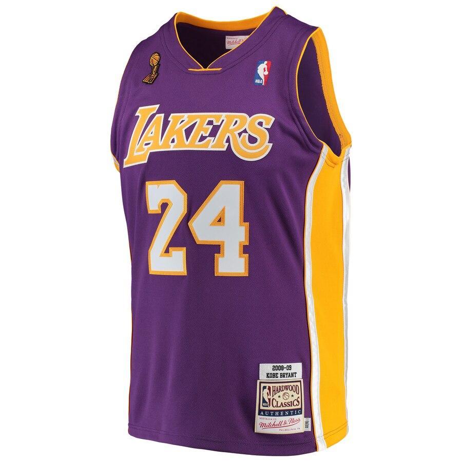 KB Basketball Shoe Bryant Los Angeles Lakers 2008-09 Hardwood Classics Authentic Jersey – Purple