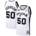 David Robinson San Antonio Spurs Hardwood Classics 1998-99 Authentic Jersey – White