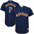Alex Bregman 2 Houston Astros Youth Navy Alternate Official Cool Base Player Jersey