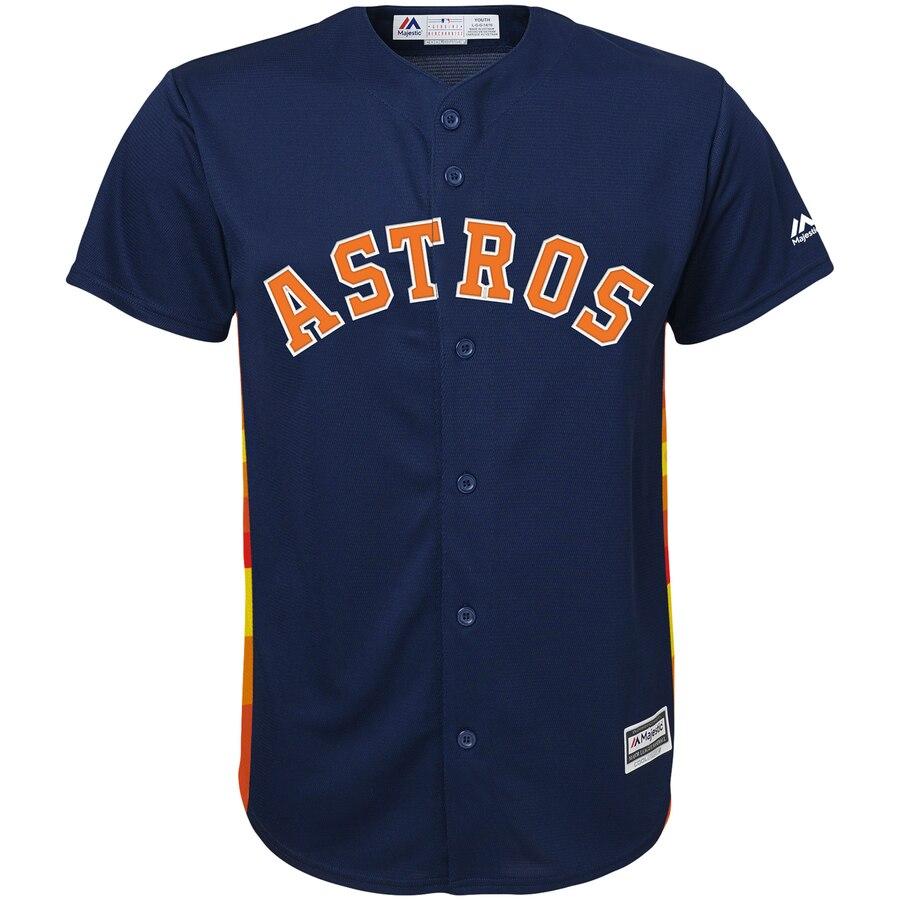 Alex Bregman 2 Houston Astros Youth Navy Alternate Official Cool Base Player Jersey