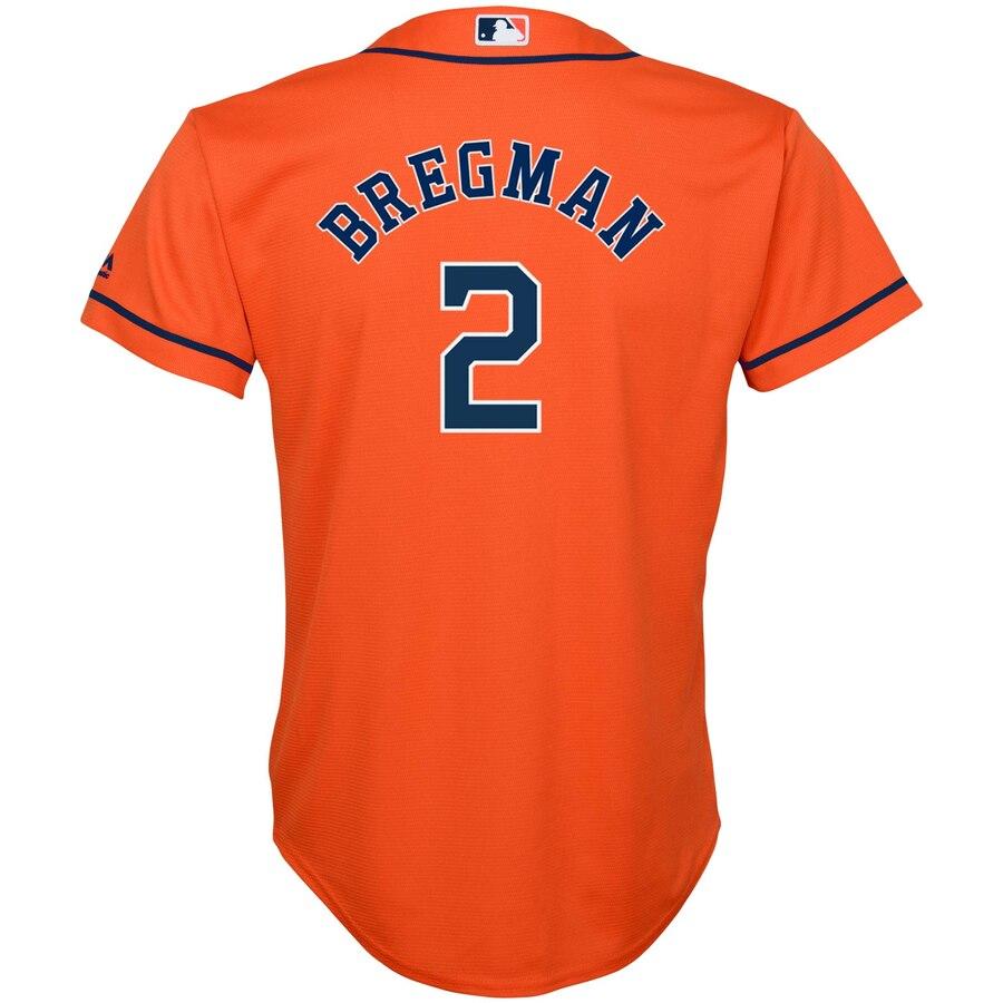 Alex Bregman 2 Houston Astros Youth Navy Alternate Official Cool Base Player Jersey