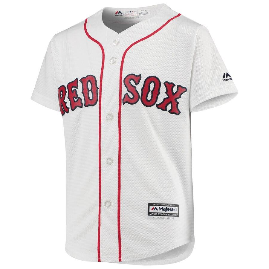 J.D. Martinez Boston Red Sox Youth White Home Official Cool Base Player Jersey