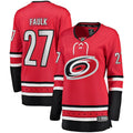 Justin Faulk Carolina Hurricanes Branded Women's Home Breakaway Player Jersey – Red