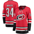 Petr Mrazek Carolina Hurricanes Branded Women's Home Breakaway Player Jersey – Red