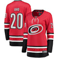 Sebastian Aho Carolina Hurricanes Branded Women's Home Breakaway Player Jersey – Red