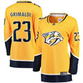 Rocco Grimaldi Nashville Predators Branded Women's Home Breakaway Player Jersey – Gold