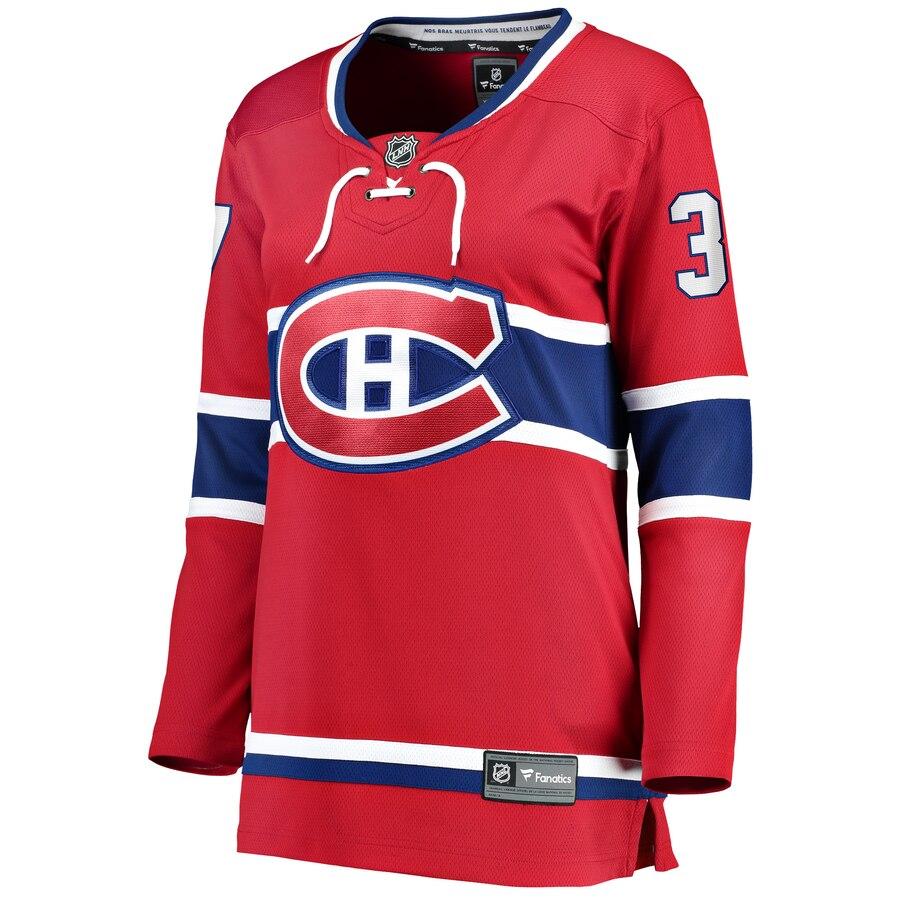 Antti Niemi 37 Montreal Canadiens Women's Red Home Breakaway Player Jersey