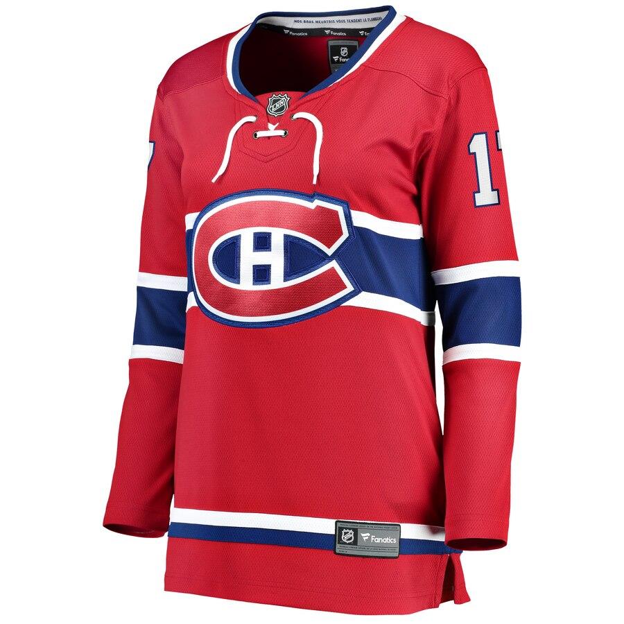 Brett Kulak 17 Montreal Canadiens Women's Red Home Breakaway Player Jersey