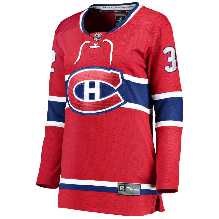 Christian Folin 32 Montreal Canadiens Women's Red Home Breakaway Player Jersey