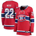 Dale Weise 22 Montreal Canadiens Women's Red Home Breakaway Player Jersey