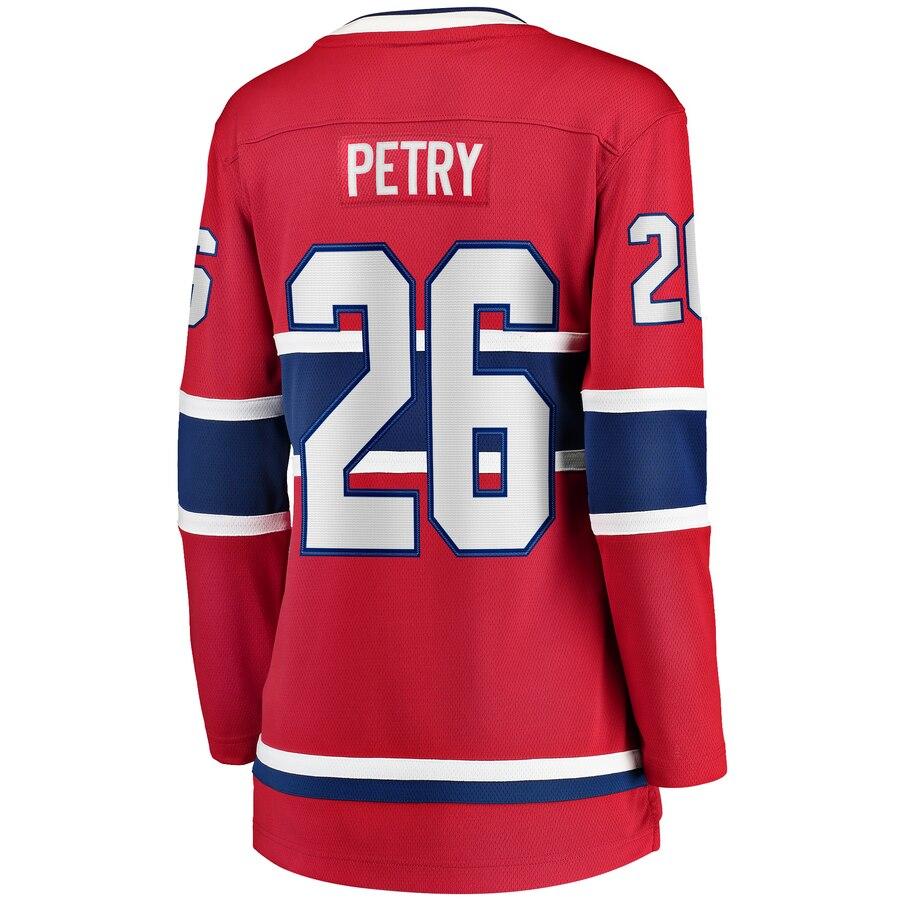 Jeff Petry 26 Montreal Canadiens Women's Red Home Breakaway Player Jersey