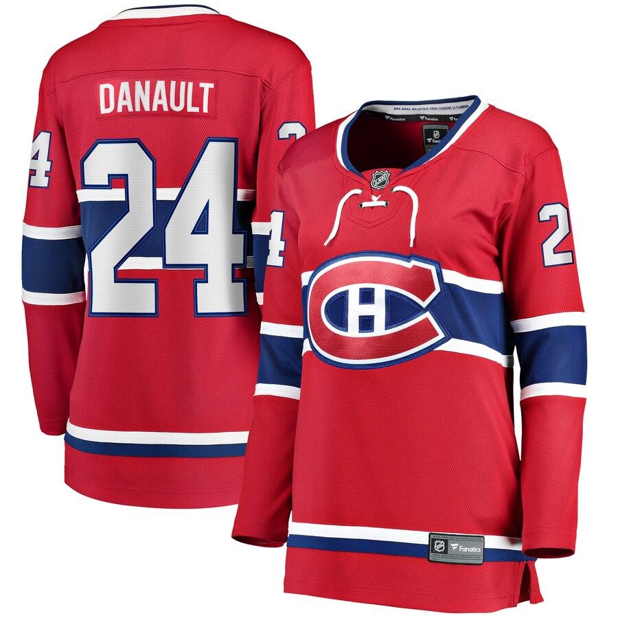Phillip Danault 24 Montreal Canadiens Women's Red Home Breakaway Player Jersey