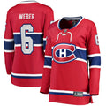 Shea Weber 6 Montreal Canadiens Women's Red Home Breakaway Player Jersey