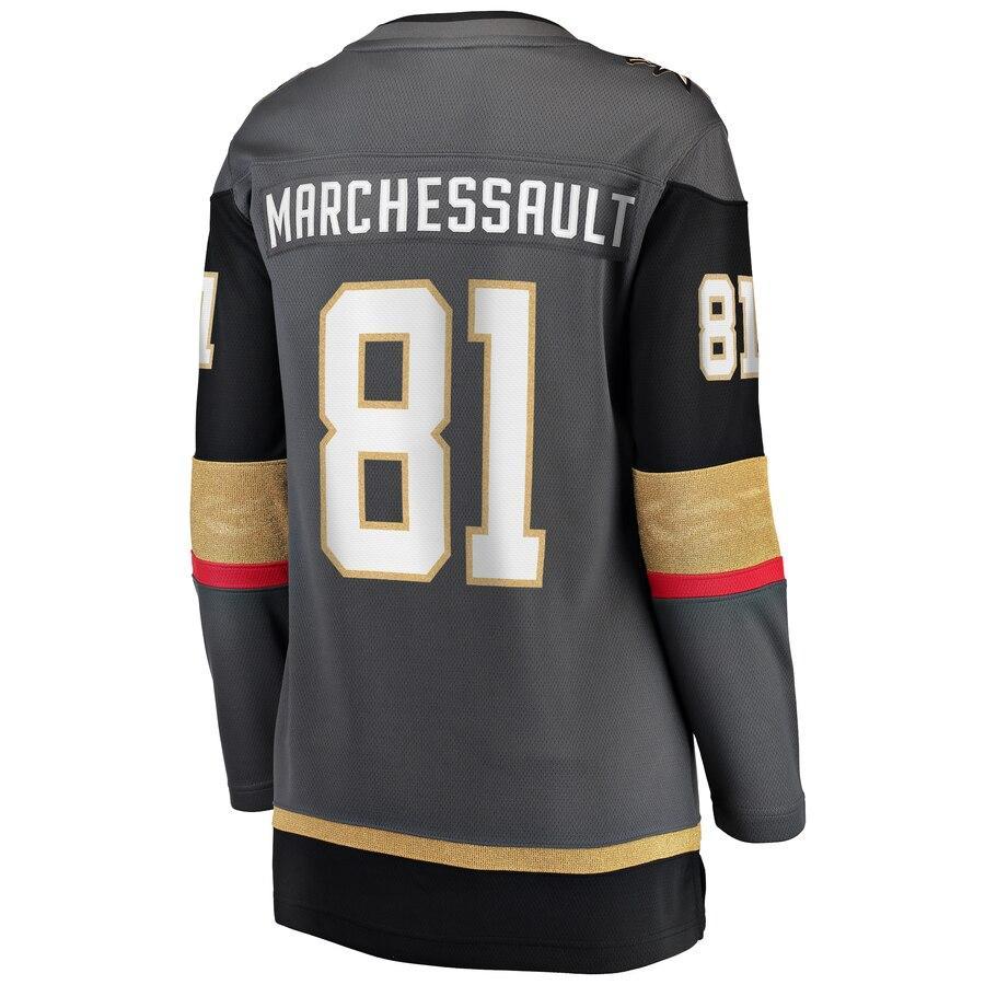 Jonathan Marchessault Vegas Golden Knights Branded Women's Home Breakaway Player Jersey – Black