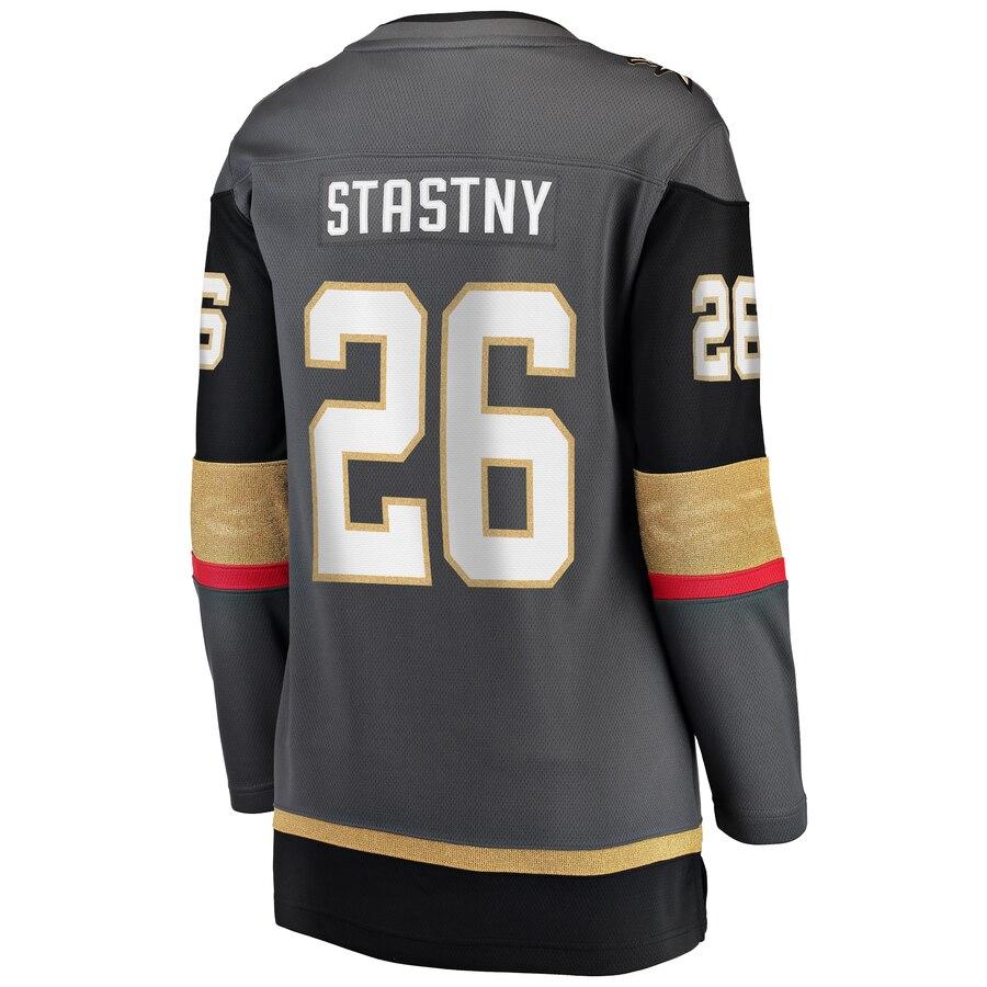 Paul Stastny 26 Vegas Golden Knights Women's Black Home Breakaway Player Jersey